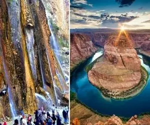 جاهای دیدنی استان فارس / شیراز فقط حافظیه نیست که با این آبشارا از شمال خفن تره