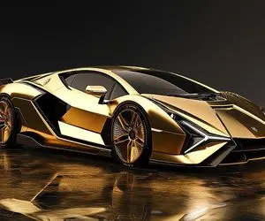 ماشین لوکس؛ بزرگترین بوگاتی جهان با چرخ آجدار و توربو از ورق طلا و تیتانیوم ساخته شده