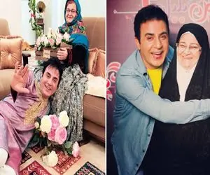 (ویدیو) عمو پورنگ به سوگ مادر نشست + علت فوت