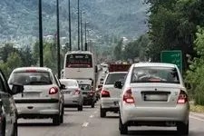 ترافیک سنگین در آزادراه کرج-تهران