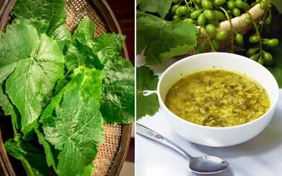 طرز تهیه آش برگ مو / طبخ آش سنتی خوشمزه به روش اصیل