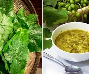 طرز تهیه آش برگ مو / طبخ آش سنتی خوشمزه به روش اصیل