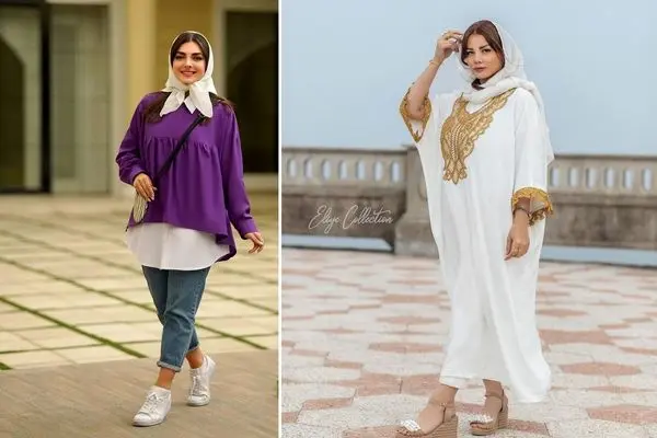 مانتوی جلو بسته