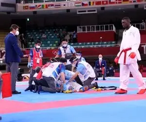 خشم عربستانی‌ها از داور دیدار گنج زاده در المپیک با حریف سعودی