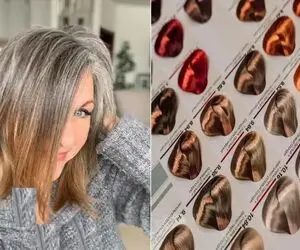 بهترین رنگ مو برا پوشوندن موهای سفید/ دیگه نگران کم رنگ شدن رنگ موت با حموم رفتن نباش