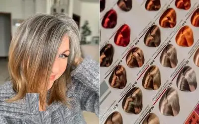 بهترین رنگ مو برا پوشوندن موهای سفید/ دیگه نگران کم رنگ شدن رنگ موت با حموم رفتن نباش