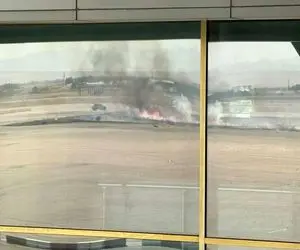 ماجرای انفجار در فرودگاه مشهد؛ علت دود چه بود؟