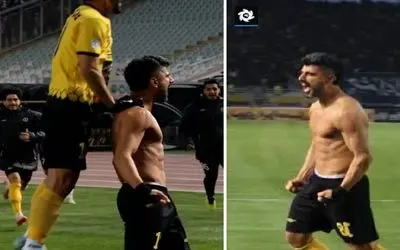 (عکس) شادی گل زشت زکی پور به پرسپولیس چگونه بود؟