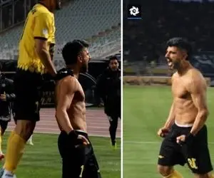 (عکس) شادی گل زشت زکی پور به پرسپولیس چگونه بود؟