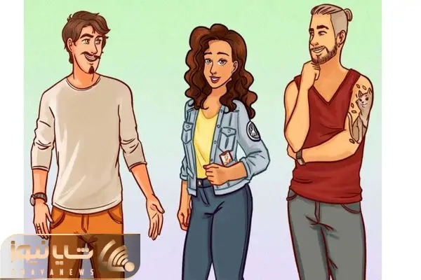 آیا می توانید همسر واقعی این زن را شناسایی کنید؟