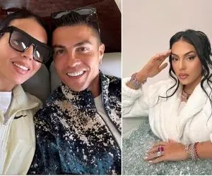 فخرفروشی عجیب زنِ رونالدو تو عربستان؛ خانوم با یه نگین مشعشع همه چشمارو به خودش دوخت!