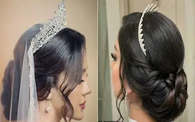 مدل موی بسته عروس مد 2025؛ با اینا هر دختری حکم عروسی رو داره که از کتاب قصه ها اومده