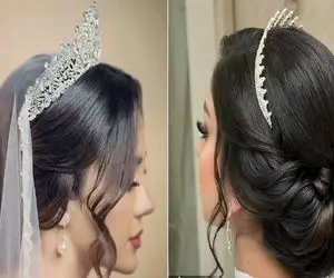 مدل موی بسته عروس مد 2025؛ با اینا هر دختری حکم عروسی رو داره که از کتاب قصه ها اومده