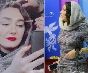 خوشگلی و راحتی "خانوم بازیگر" پشت صحنه؛ زشته با این لباس ناجور وِلو شدی!