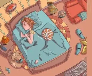 بازی فکری؛ اگه خنگول نیستی خرگوش رو تو اتاق خواب دختر شلخته پیدا کن!