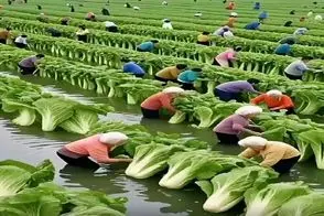 کشاورزی نوین؛ کاهو کاشتن انقد بار داد که مادربزرگای روستا هم حتی اومدن کمک واس برداشت