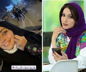 نفیسه روشن و شهرزاد کمال زاده با "پارتی بازی" در راهپیمایی اربعین!