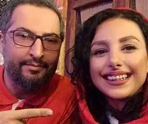 عکس دیده نشده از مهرداد میناوند و همسرش