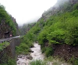 اطراف کرج کجا بریم؟ چشمه وله جاده چالوس یه جای جذاب و دیدنی