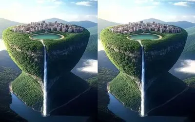 معماری خلاقانه؛ دشتی که به واسطه آبشار به زمین متصل است