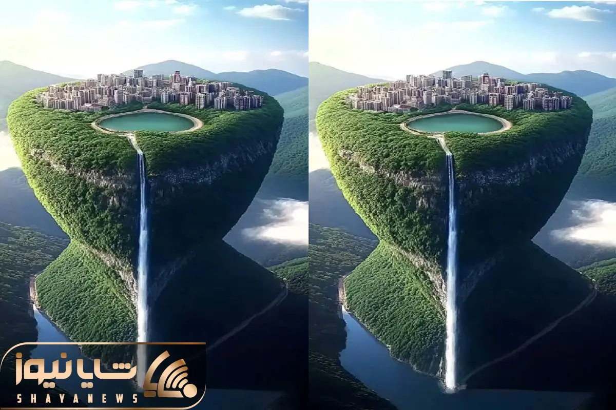 معماری خلاقانه؛ دشتی که به واسطه آبشار به زمین متصل است