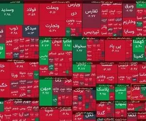 بورس تهران هفته را خونین آغاز کرد؛ ریزش ۵۰ هزار واحدی شاخص کل