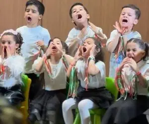 آواز احساسی؛ دختر بچه های دوست داشتنی برای ایران چه از ته اعماق میخونن