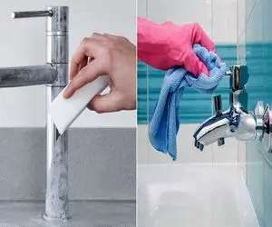 با مواد شیمایی به خودت آسیب نزن/ برق انداختن شیرآلات سرویس بهداشتی با مواد خونگی