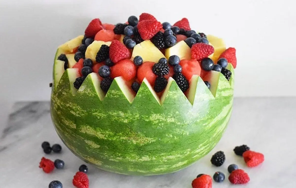 تزیین میوه شب یلدا