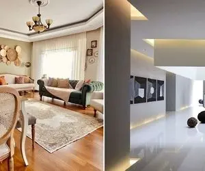 دکوراسیون خونه وقتی کامله که تا ریزه کاریشم خوب باشه / مثلا قرنیز جدید نوری بزنی خفن