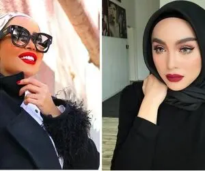 به تیپ و مانتو مشکی همممه آرایشی میاد ولی...! اگه میخوای یکه یک باشی فوت فن داره ها