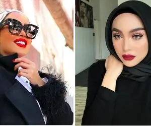 به تیپ و مانتو مشکی همممه آرایشی میاد ولی...! اگه میخوای یکه یک باشی فوت فن داره ها