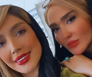 (عکس) راه جدید پول درآوردن خانم بازیگر صورت عروسکی!
