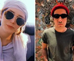 "فرشته حسینی" با انتشار این عکس پرونده حاشیه رو بست؛ شب عروسیشون با لباس عروس خارجیش!