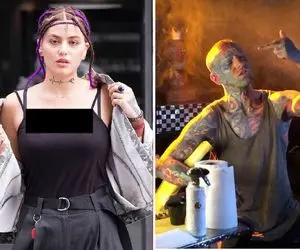 کمال هم نشینی "ریحانه پارسا با تتلو" فاجعه شد؛ تصاویری باورنکردنی