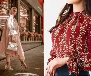 انقد نگووو چی بپوشم چی بپوشم؛ یه مانتو و شومیز حریر بخر که واسه همه جا جوابه 