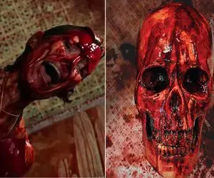 سادیسم ضربه با تبر /  دختر تسخیر شده که جمجمه ساکنین را با نی خالی میکرد