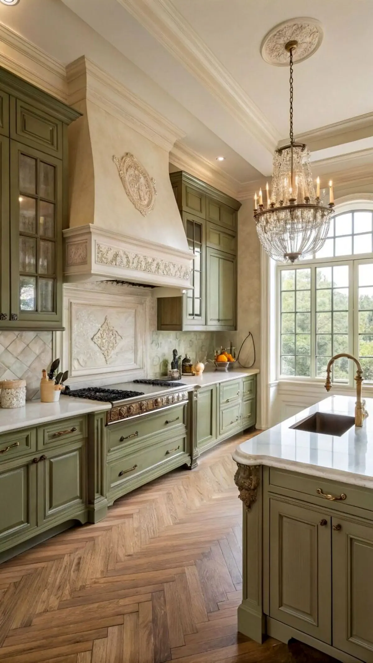 elegant_olive_green_kitchen-768x1365