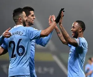 آبی آسمانی های شهر منچستر قهرمان نیم فصل شدند