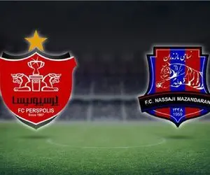 لینک پخش زنده فوتبال امروز پرسپولیس و نساجی مازندران