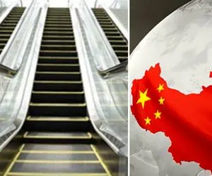 (ویدئو) حادثه دلخراش پله برقی در کشور چین