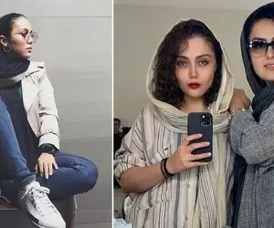 شادی مختاری هی میعَکسه تمام قد ولی مانتو داره نیم تنه؛ لیفتش فِیسشو کلا عوض کرد!