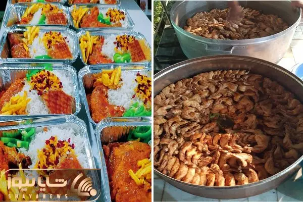 زرشک پلو با مرغ نذری