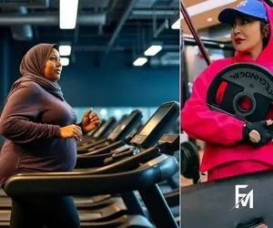 لباس ورزشی مناسب خانم های چاق/ اینارو بپوشی هم لاغر میشی هم ژست باشگاهت لایک میخوره