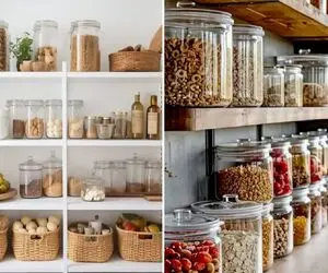 چند ترفند طلایی برای چیدمان حبوبات در کابینت و آشپزخانه/ دیگه خبری از شلختگی نیست