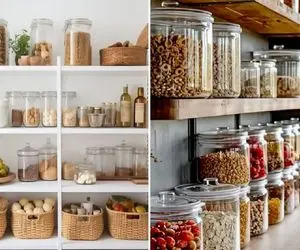 چند ترفند طلایی برای چیدمان حبوبات در کابینت و آشپزخانه/ دیگه خبری از شلختگی نیست