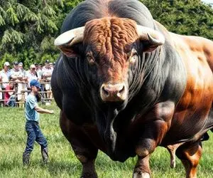 گاوهای باورنکردنی؛ بزرگترین گاوهای غول پیکر جهان که دامداری را باور میکند