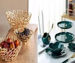 لوکس ترین مدل های ظروف پذیرایی / با اینا مهمونی هاتون رو اشرافی و خاص برگزار کنید