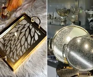 سینی های پذیرایی مدرن و مد 1404؛ متنوع ترین مدل ها برای کدبانوهای لوکس پسند