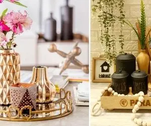 سینی دکوراتیو آشپزخانه / دیگه زمونه گذاشتن سماور رو کانتر ماسیده این سینی‌ها مدرنن